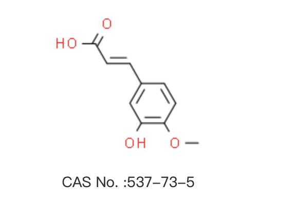 ★【medlife】3-Hydroxy-4-methoxycinnamic acid