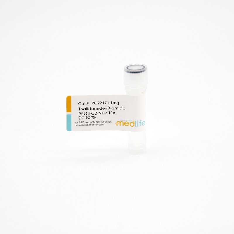 Thalidomide-O-amido-PEG3-C2-NH2 TFA|1957236-21-3|M
